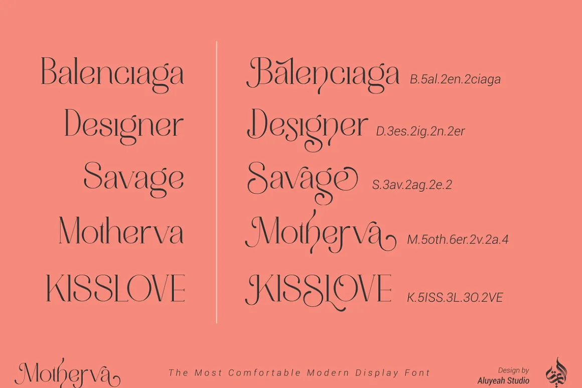 Motherva Modern Display Font