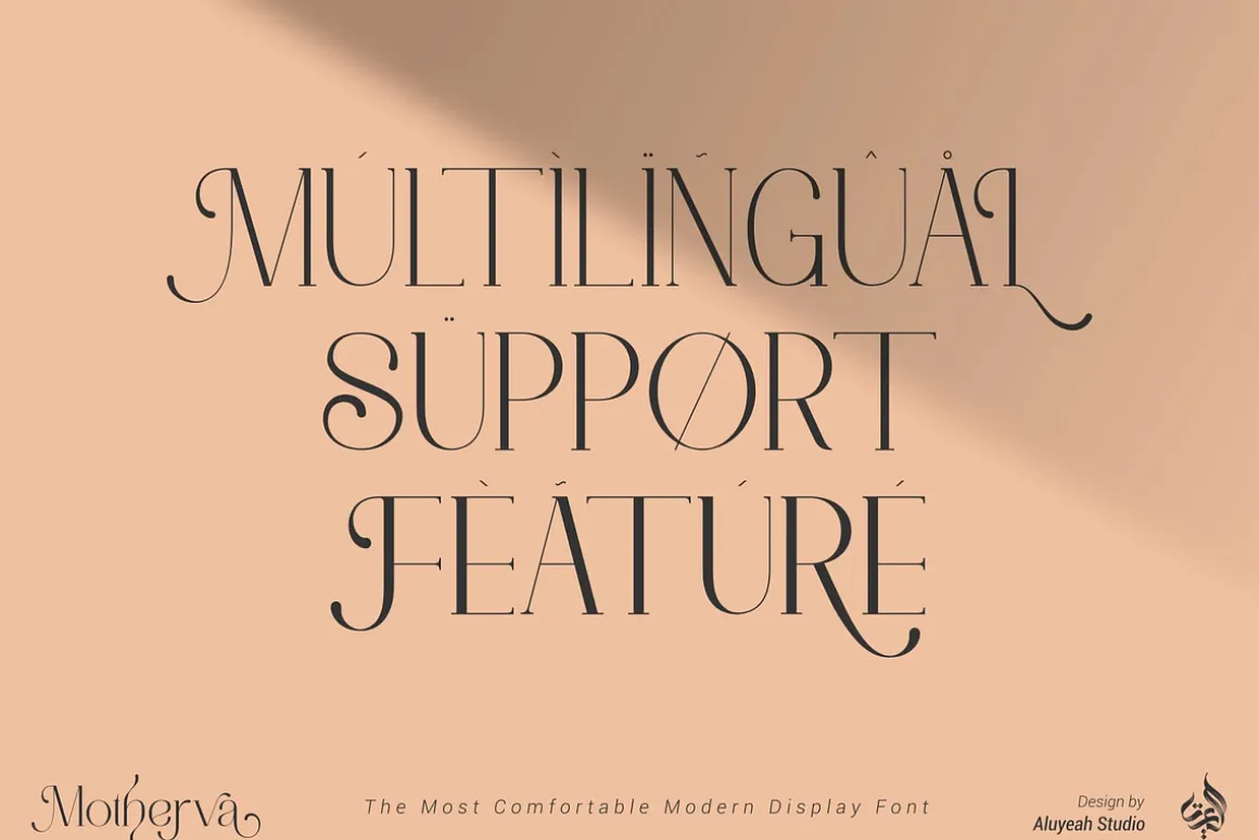 Motherva Modern Display Font
