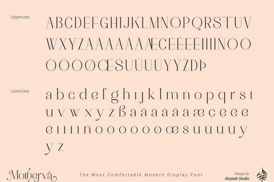 Motherva Modern Display Font