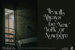 Motherva Modern Display Font