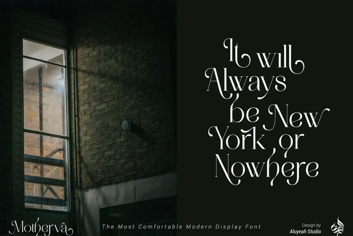 Motherva Modern Display Font