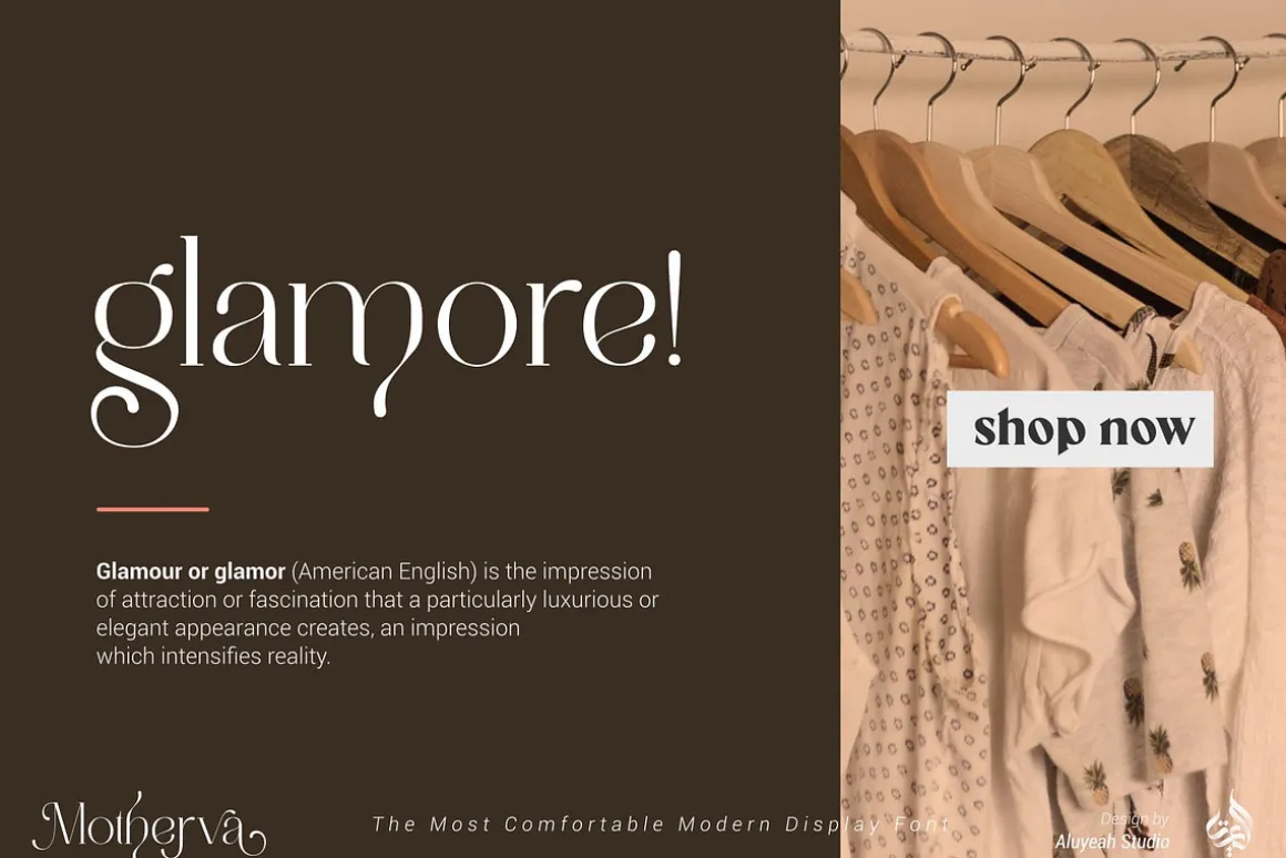 Motherva Modern Display Font