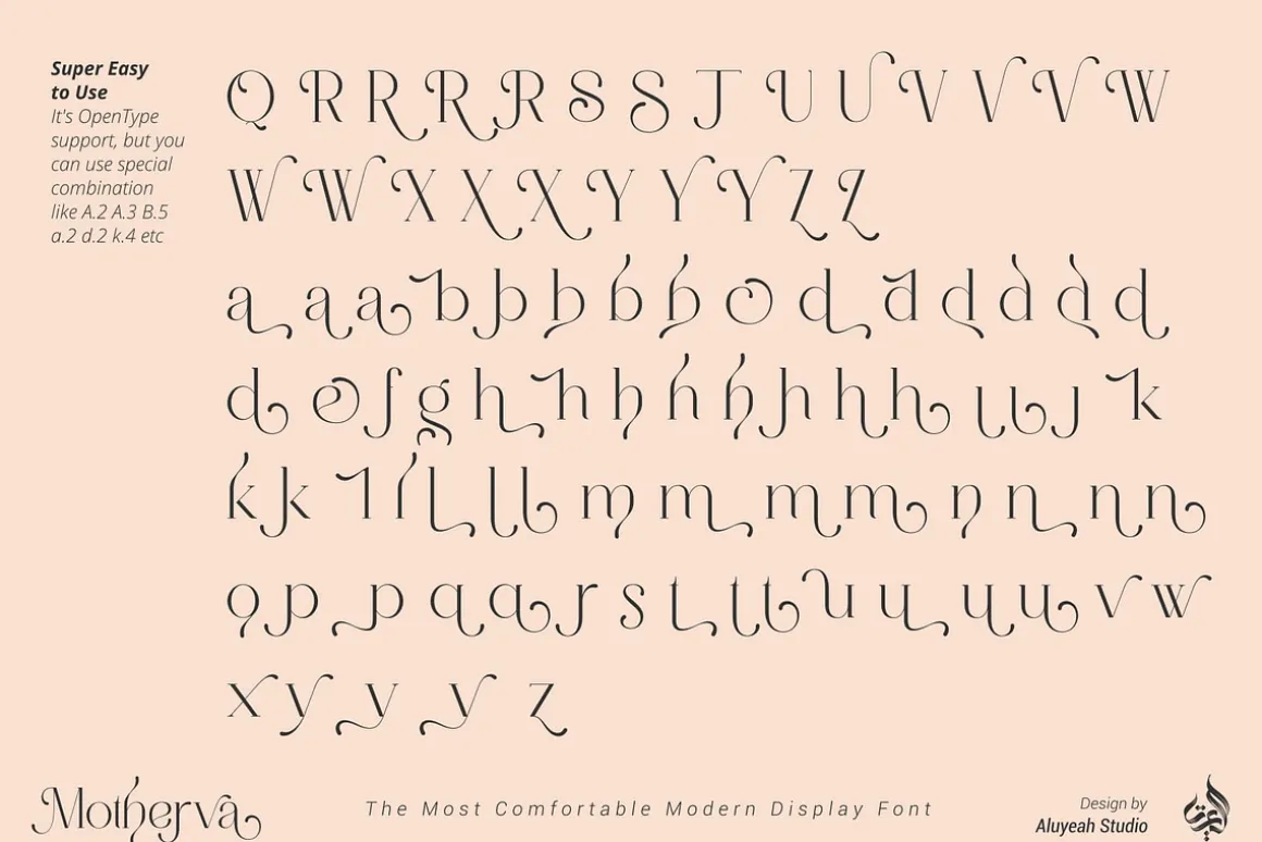 Motherva Modern Display Font