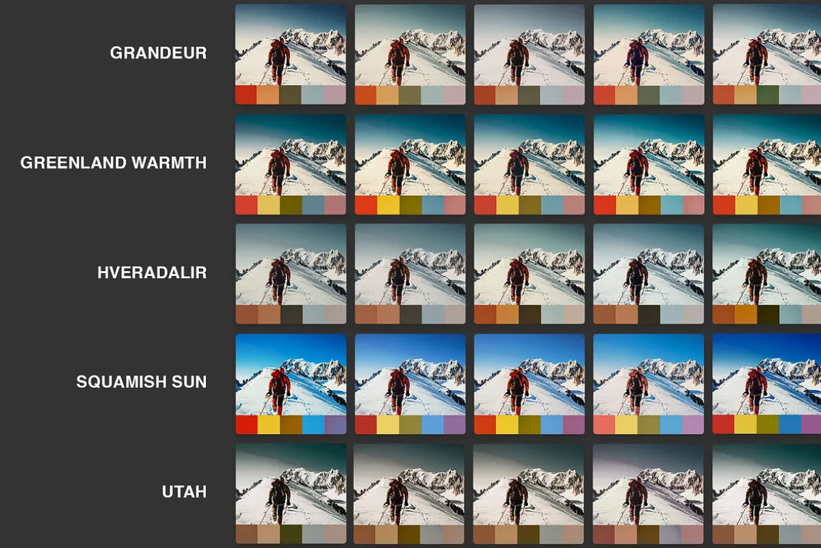 25 Mountaineer Lightroom Presets