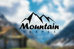 Mountain Shapes For Logos Vol 2
