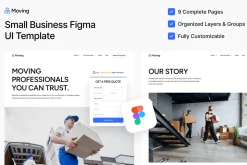 Mover: Small Business Figma Template