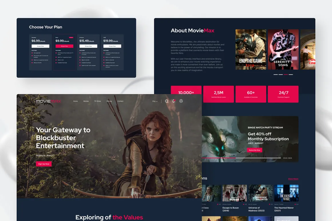 Movies & TV Shows Streaming Website
