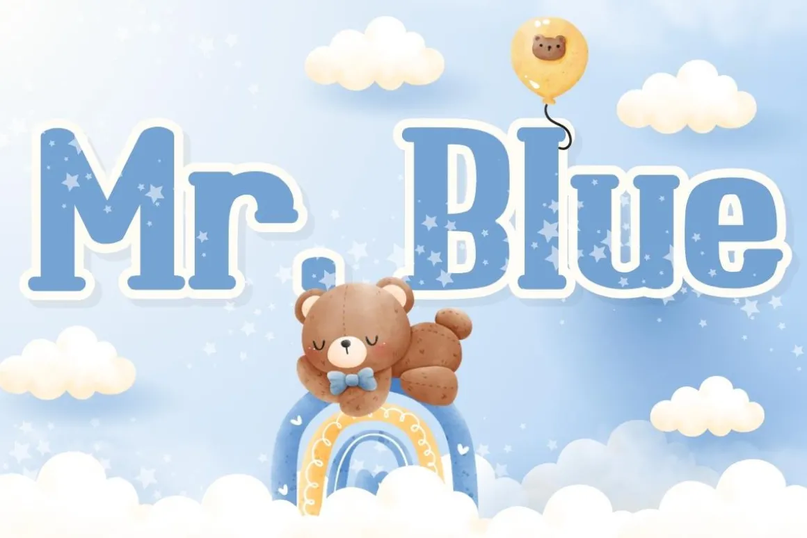 Mr. Blue - Handwritting