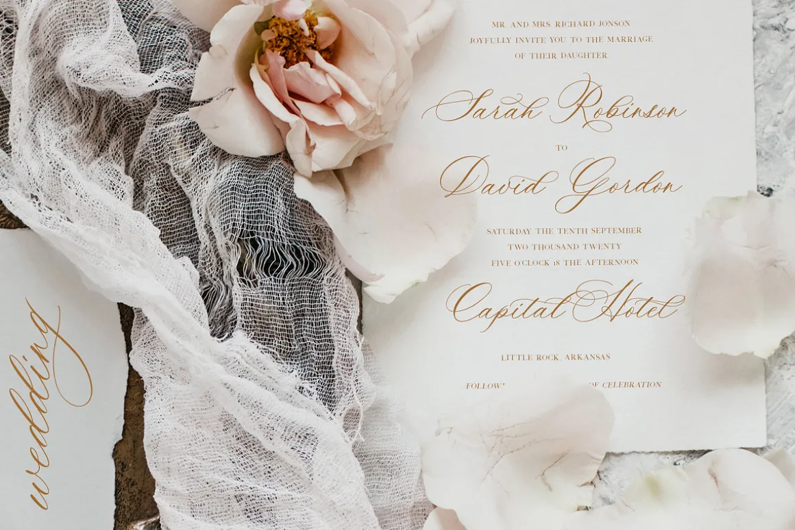 Ms Claudy | Wedding Calligraphy Font
