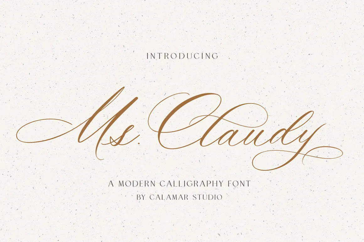 Ms Claudy | Wedding Calligraphy Font