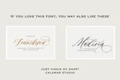 Ms Claudy | Wedding Calligraphy Font