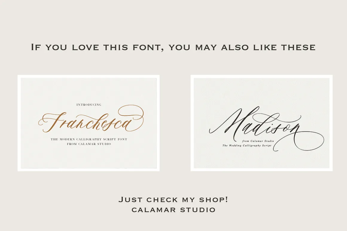 Ms Claudy | Wedding Calligraphy Font