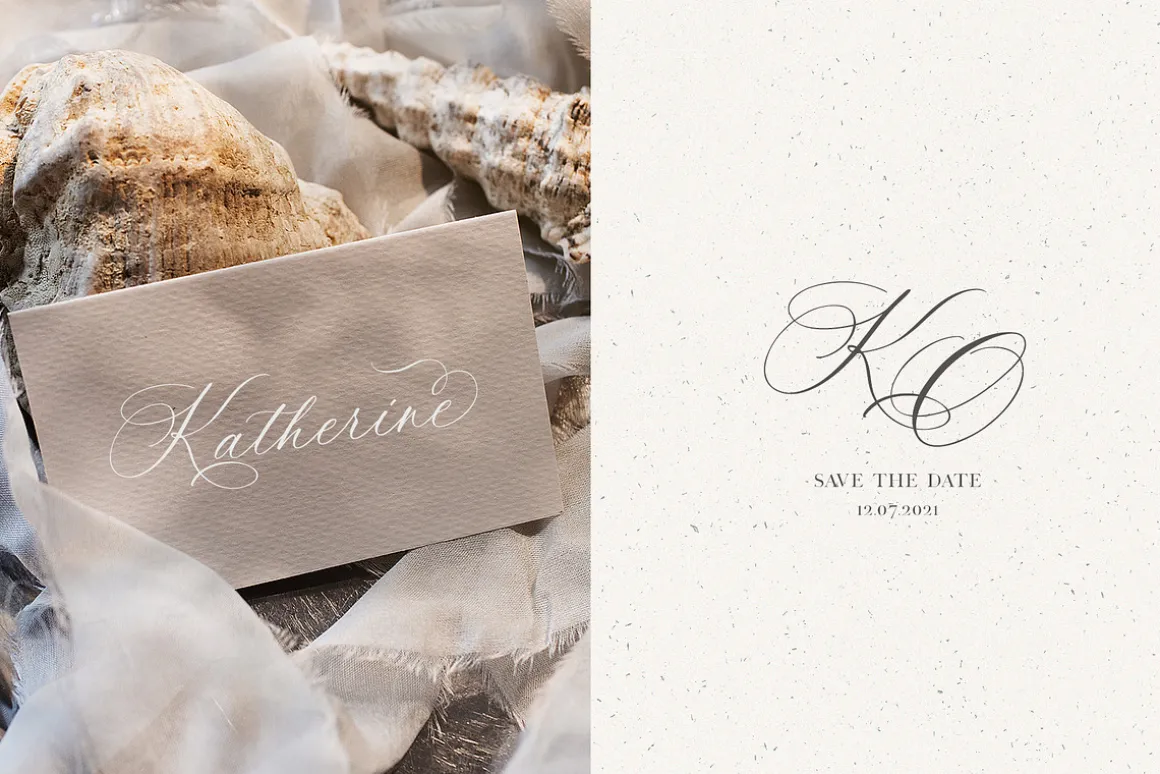 Ms Claudy | Wedding Calligraphy Font