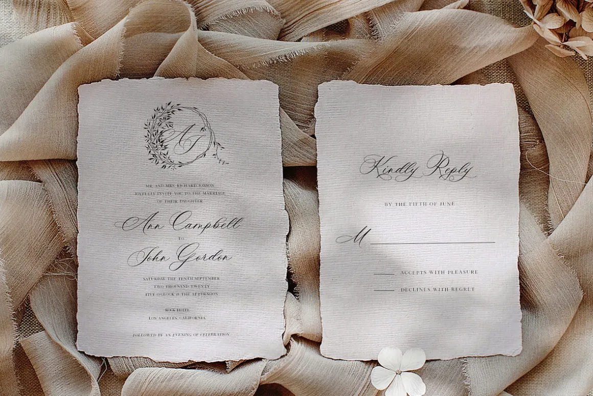 Ms Claudy | Wedding Calligraphy Font