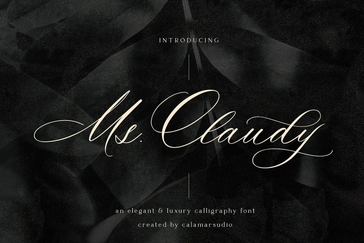 Ms Claudy | Wedding Calligraphy Font