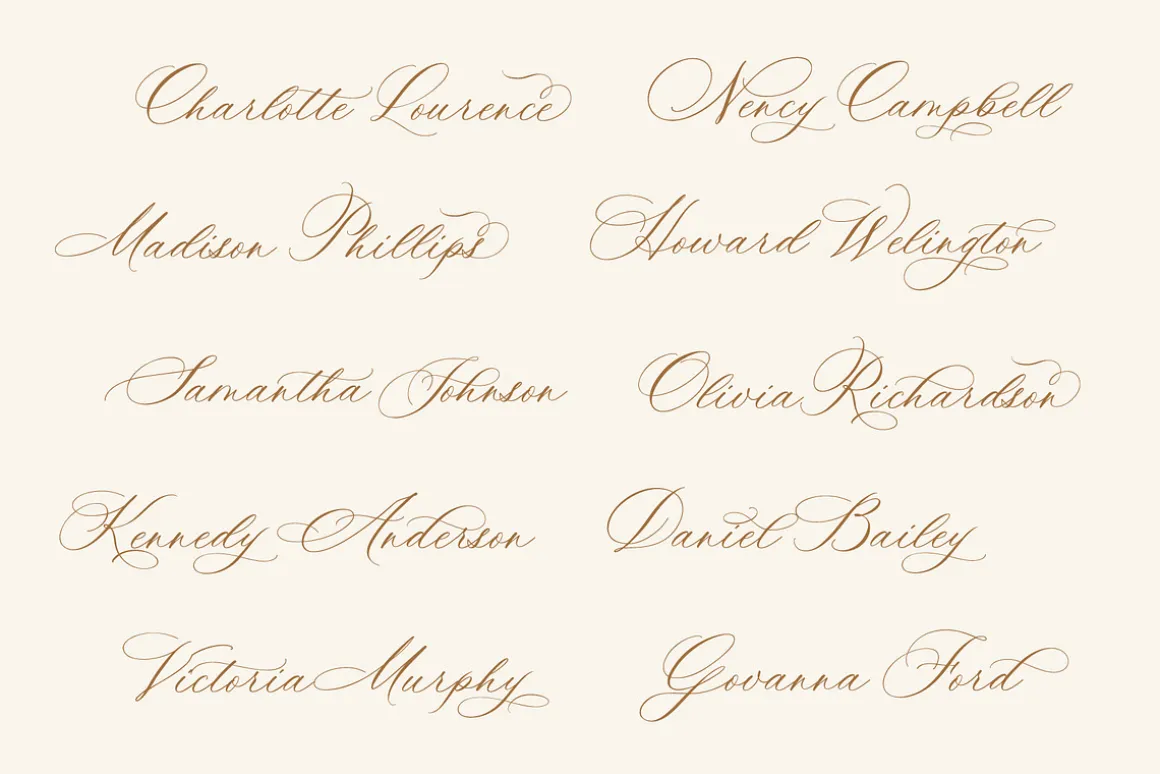 Ms Claudy | Wedding Calligraphy Font