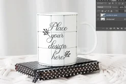 Mug mockup psd smart Back to school