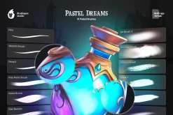 Multi App Pastel Dreams Brushes