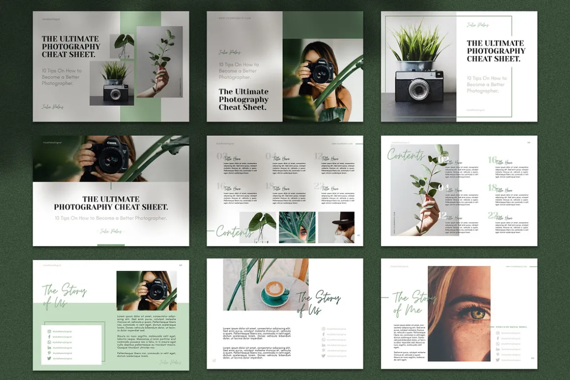 Multipurpouse eBook Templates