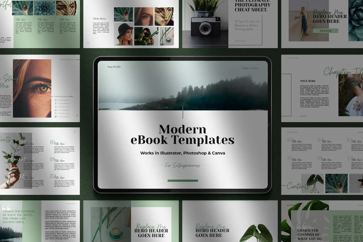 Multipurpouse eBook Templates