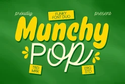 Munchy Pop - Funky Font Duo