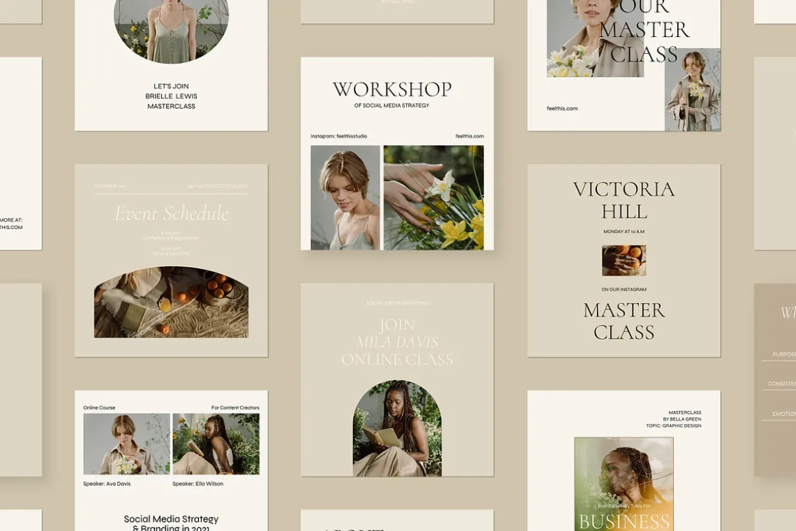 Muse Social Media Pack Canva