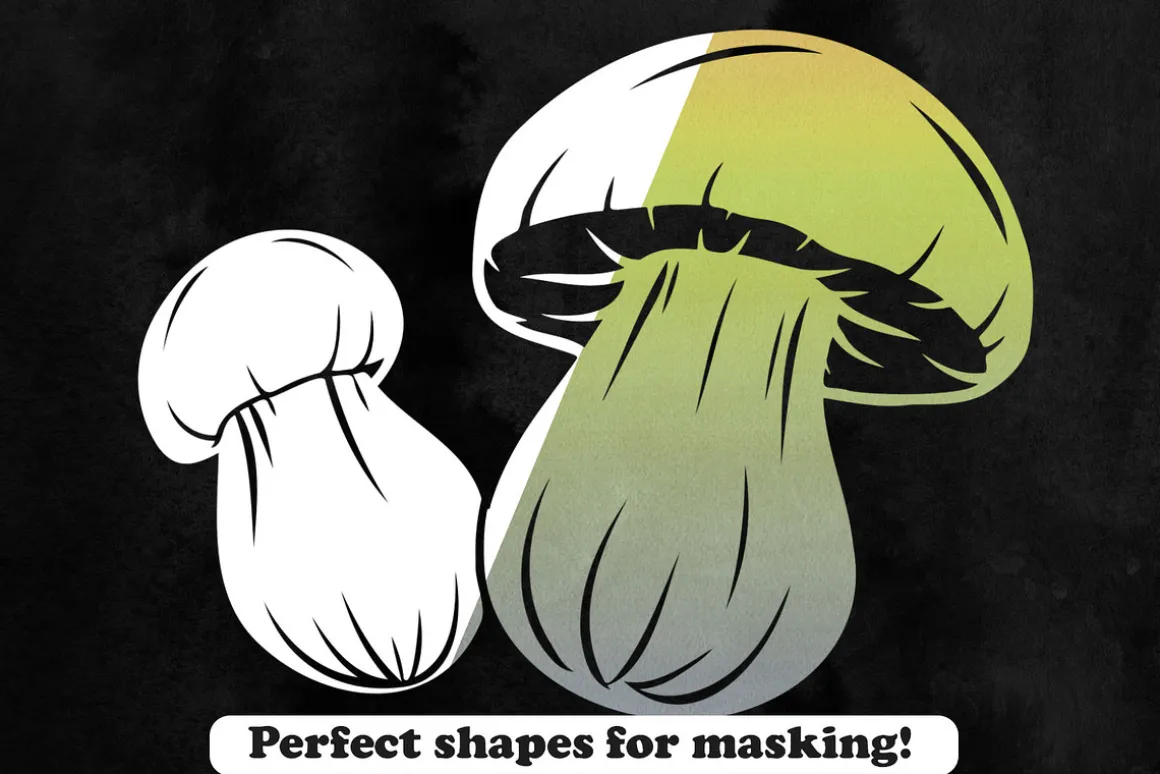 Mushroom Photoshop Stamp Brushes