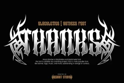 Music Blacker - Gothic Font