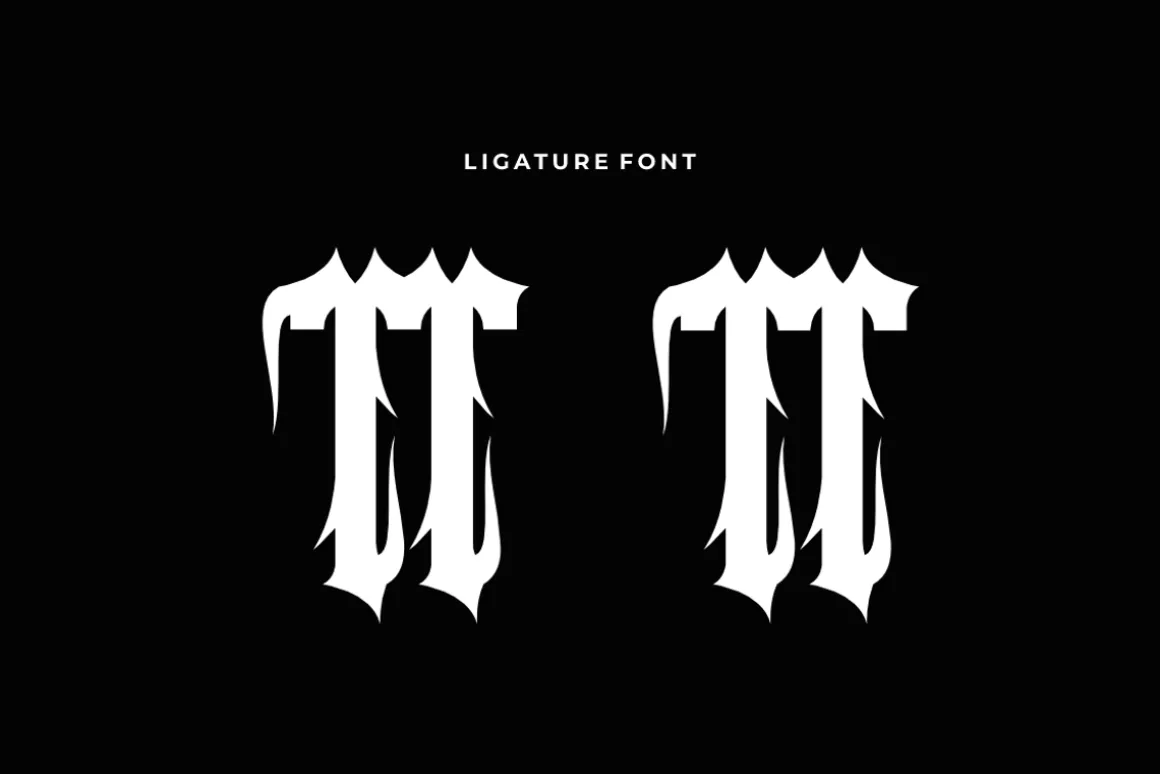 Music Blacker - Gothic Font