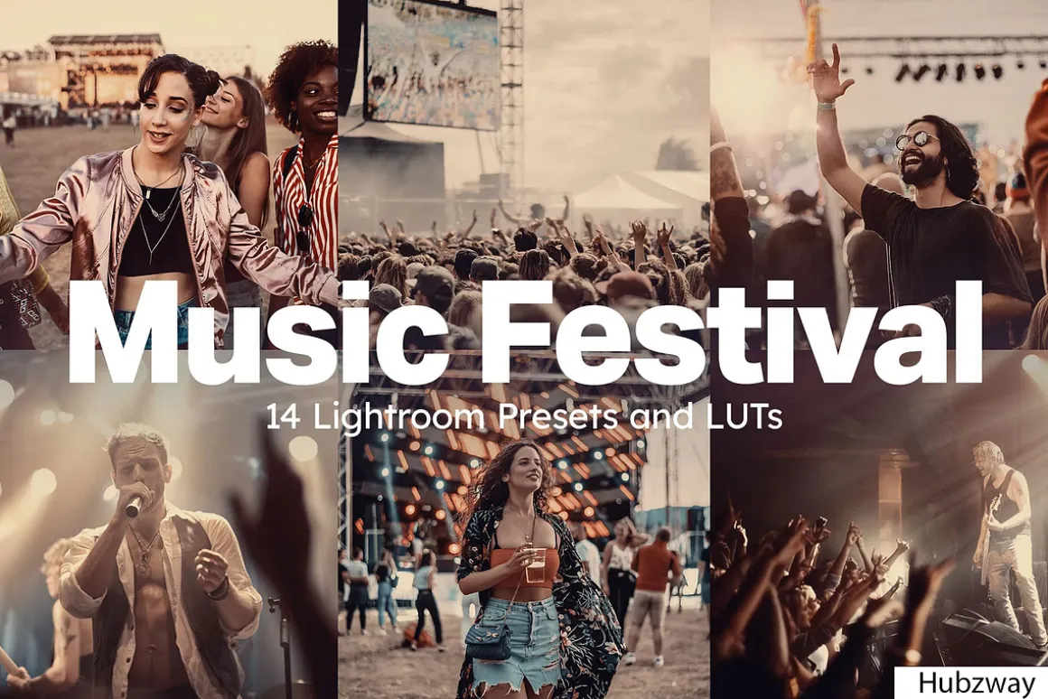 14 Music Festival Lightroom Presets