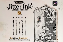 My Go-To Jitter Ink Liner Brush Set