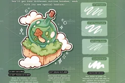 My Go-To Sticker Outliner Brushes
