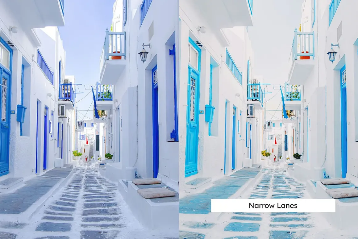 20 Mykonos Lightroom Presets & LUTs