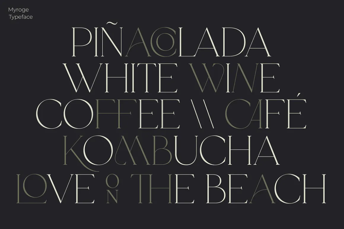 MYROGE elegant & stylish serif