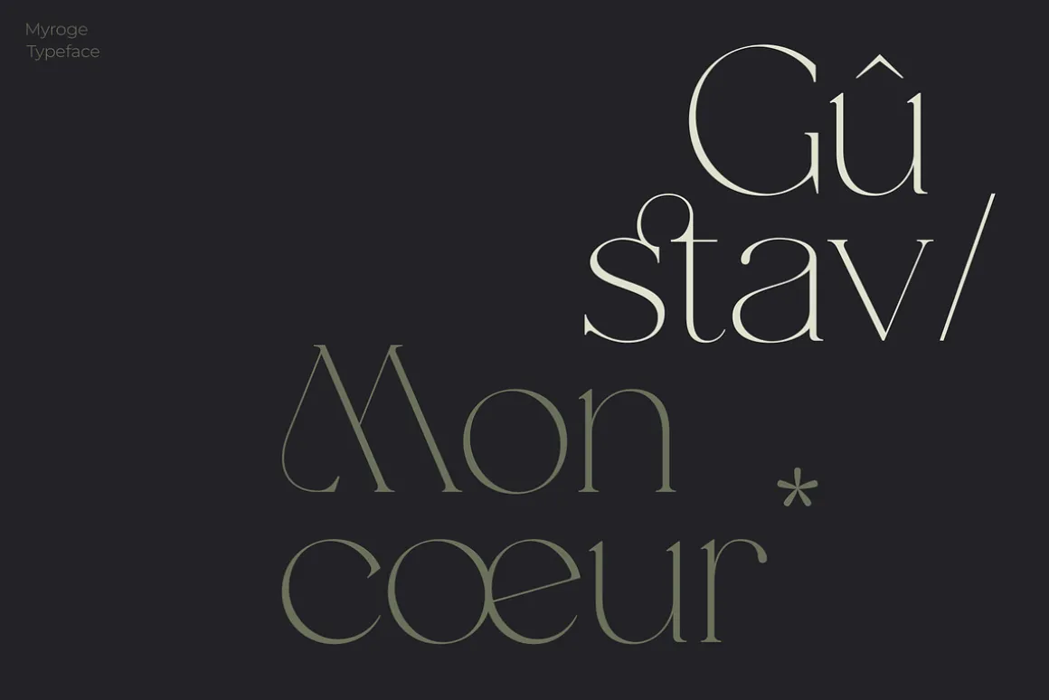 MYROGE elegant & stylish serif