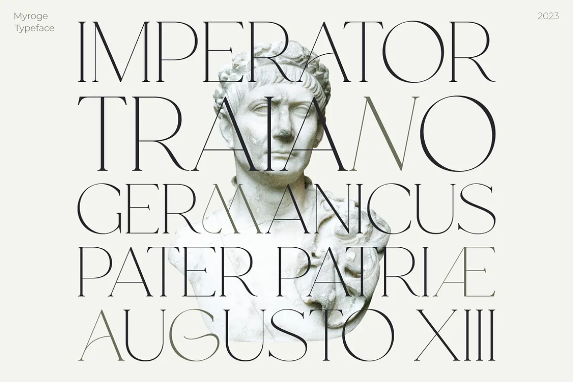 MYROGE elegant & stylish serif