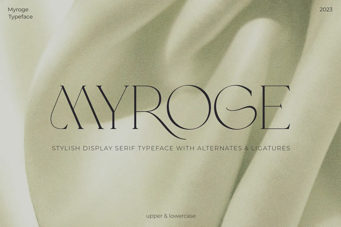 MYROGE elegant & stylish serif