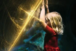 50 Mystical Gold Light Overlays
