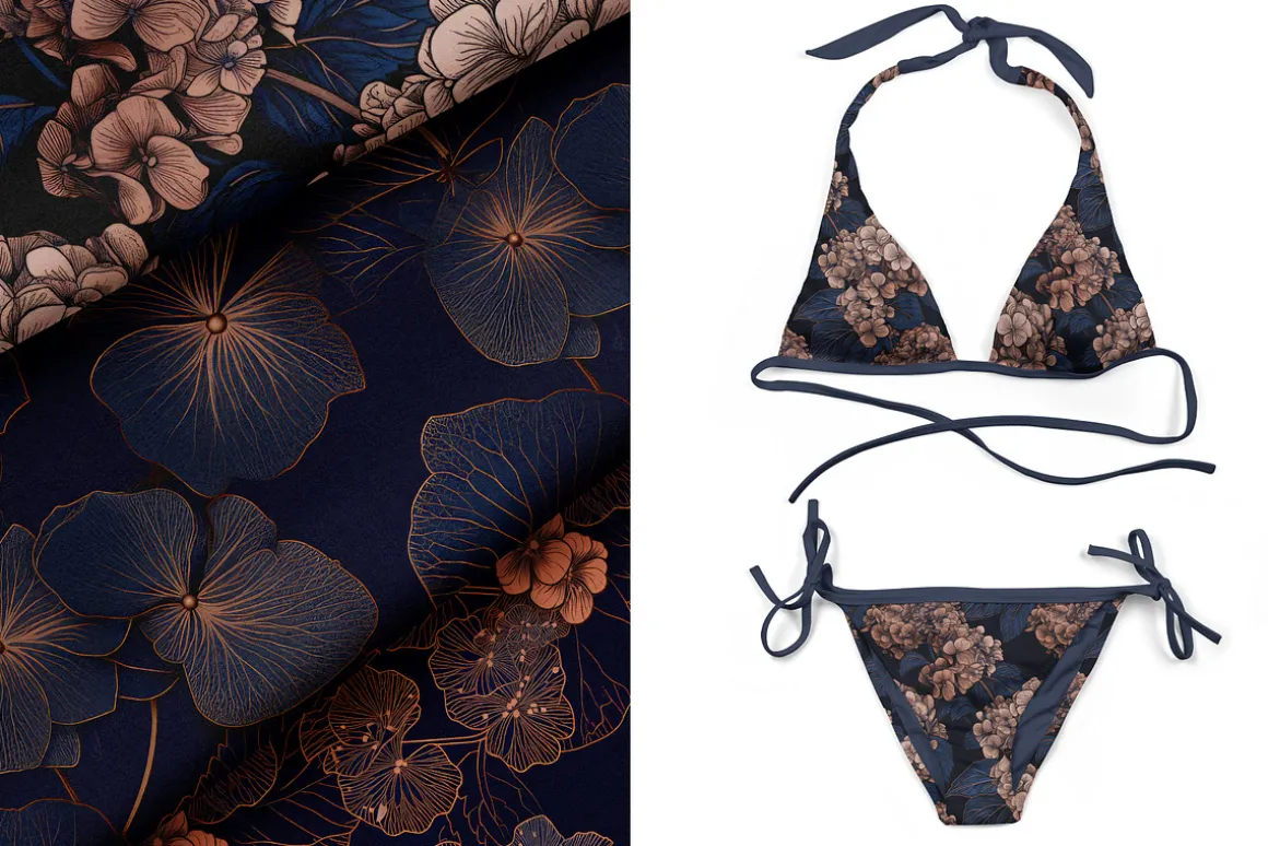 Mystic Hydrangeas Patterns