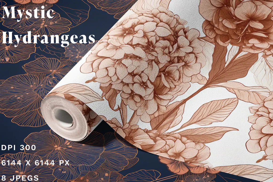 Mystic Hydrangeas Patterns