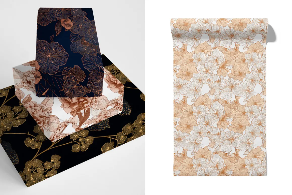 Mystic Hydrangeas Patterns