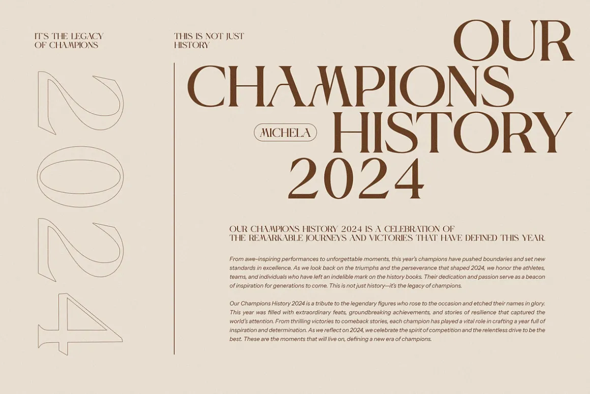 Naomi Modern Serif Font