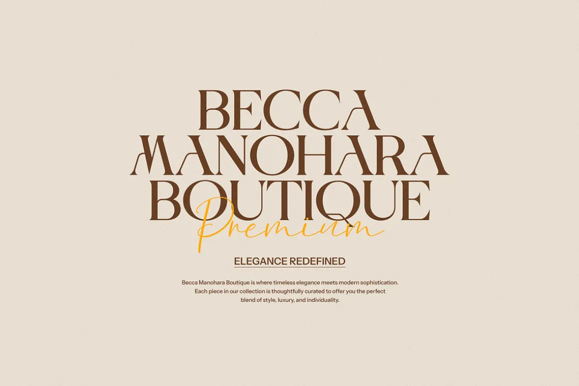 Naomi Modern Serif Font