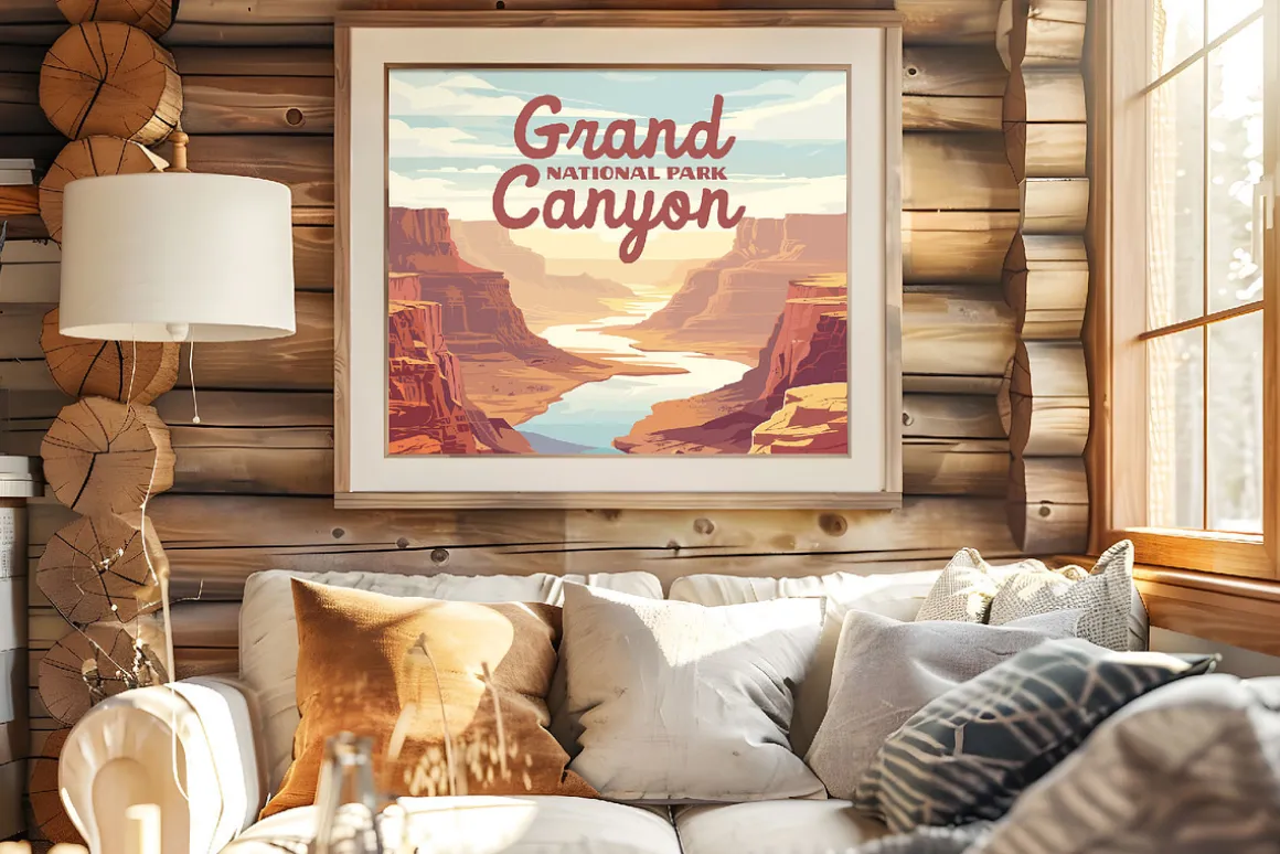 National Park Poster Illustrations