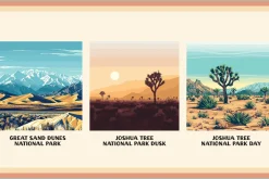 National Park Poster Illustrations