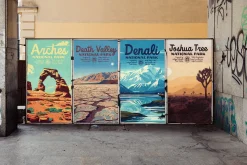 National Park Poster Illustrations