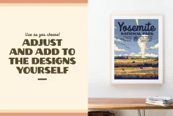 National Park Poster Illustrations
