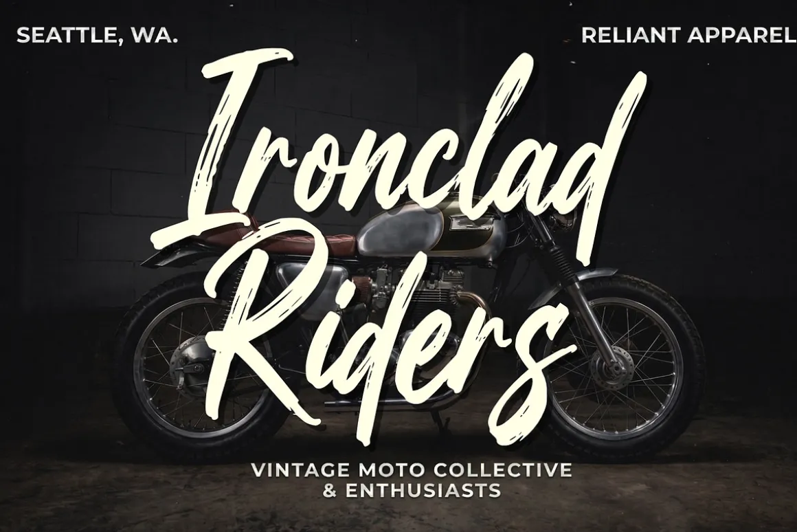 Natiques - Handlettering Brush Font