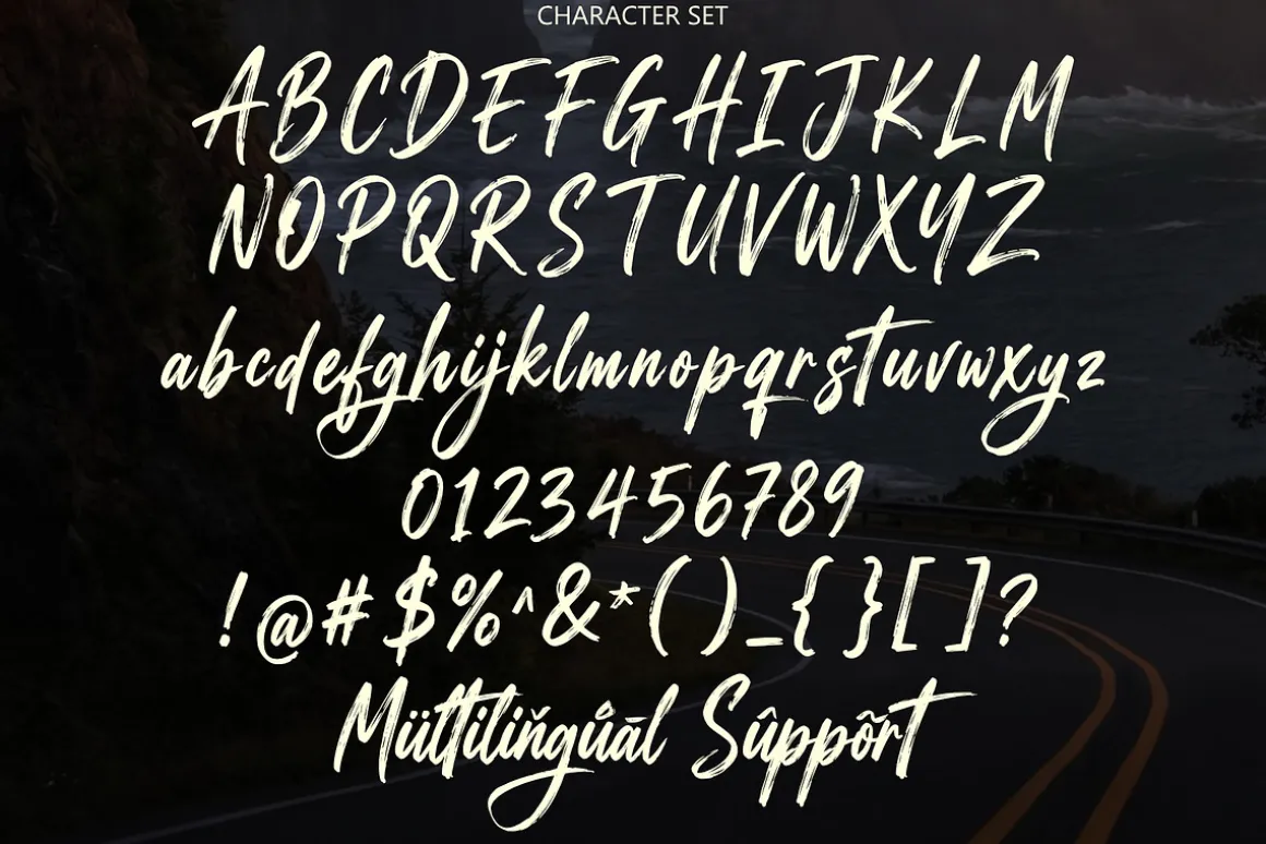 Natiques - Handlettering Brush Font