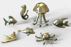 7 Nautical Charm 3D Model Set